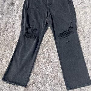 JUDY BLUE SIZE 20wBlack Distressed Jeans